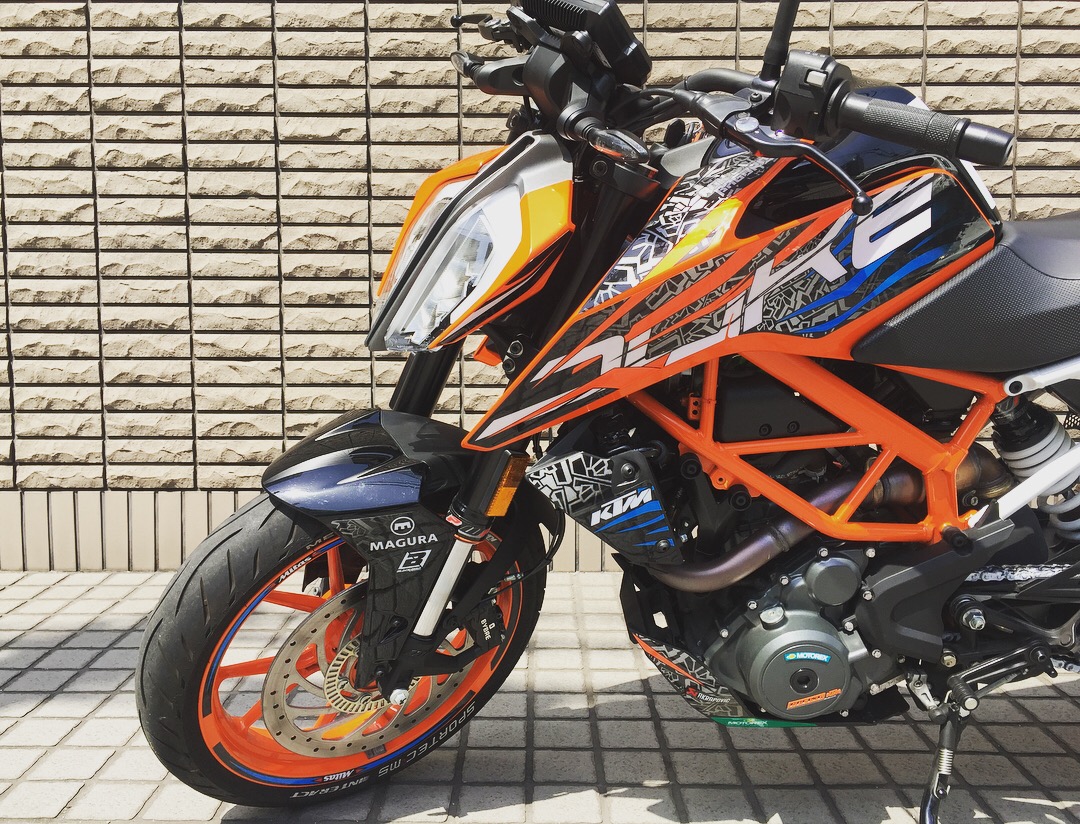 390DUKE Rok BagorosデカールKIT | KTMマルチショップ ALTのスタッフブログ